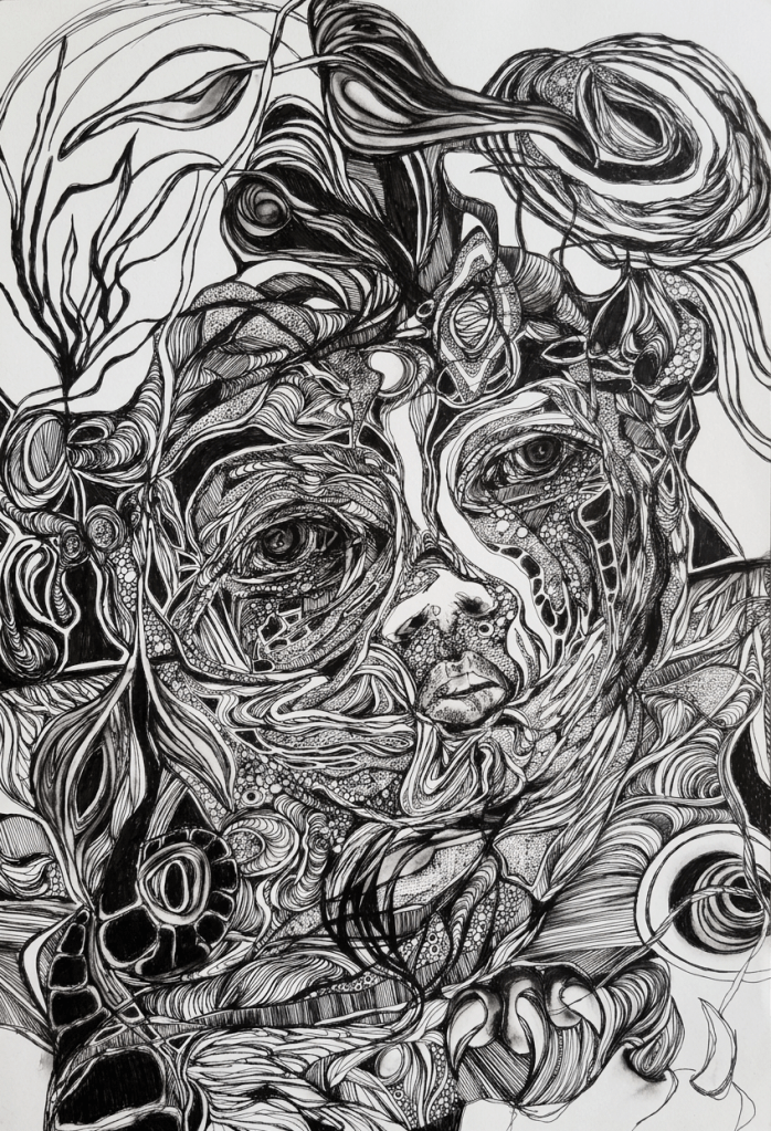 1. Pen on Paper. A3. Unframed $250